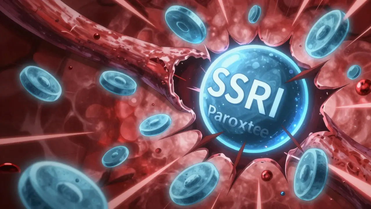 Bleeding Risk from SSRIs: How Platelet Dysfunction Increases Bleeding Danger