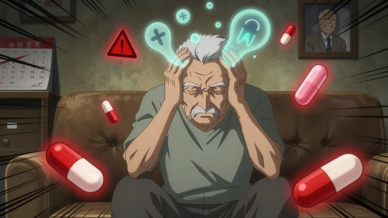 Anticholinergic Burden with Tricyclic Antidepressants: Cognitive and Cardiac Risks