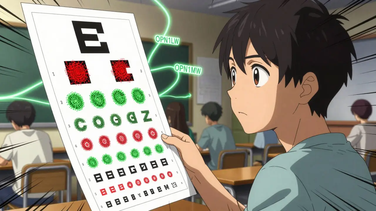 Color Blindness: Understanding Red-Green Defects and How They're Inherited