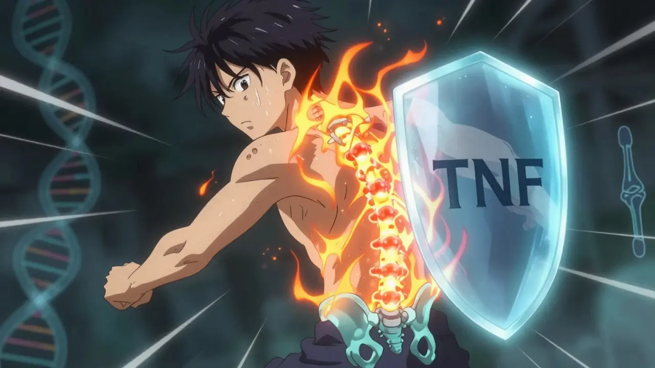 Ankylosing Spondylitis: How TNF Inhibitors Reduce Spine Inflammation and Improve Daily Life