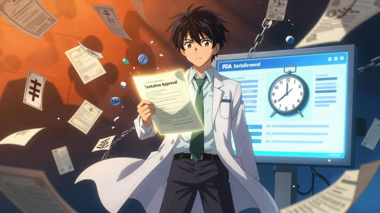 Tentative Approval and Litigation: How Generic Drug Makers Wait for Market Entry